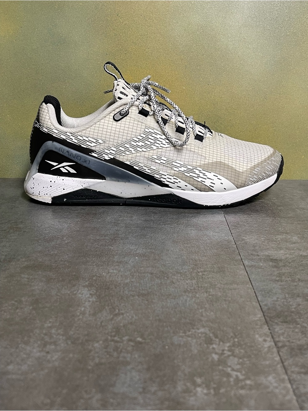 Reebok Nano X1 Women's Training Adventure Shoes Gray/Black/White Size 7.5